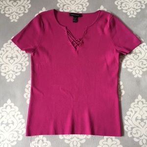 Cable & Gauge - Magenta Top